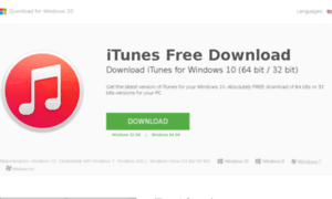 itunes 64 bit download for windows 10