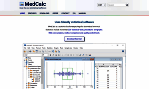 MedCalc 22.007 download the new version