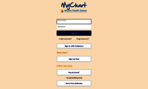 MYCHART LOGIN - Mychart – Login Page inside My Chart ...