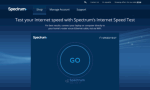 charter communications download speed test