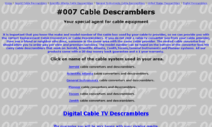 007-cable-descramblers.com thumbnail