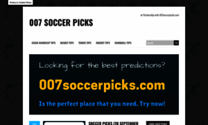 007soccerpicks.org thumbnail