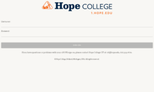 1.hope.edu thumbnail