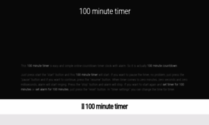 100.minute-timer.com thumbnail