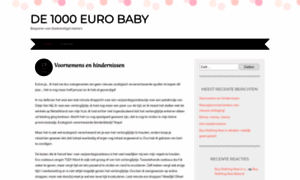 1000eurobaby.wordpress.com thumbnail