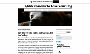 1000reasonstoloveyourdog.wordpress.com thumbnail