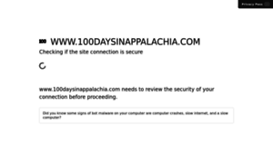 100daysinappalachia.com thumbnail