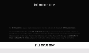 101.minute-timer.com thumbnail