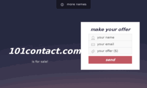 101contact.com thumbnail