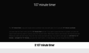 107.minute-timer.com thumbnail