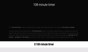 108.minute-timer.com thumbnail