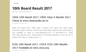 10th-result2016.in thumbnail