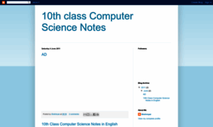 10thclasscomputersciencenotes.blogspot.in thumbnail