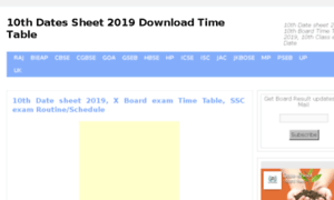 10thdatesheet2019.in thumbnail