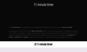 11.minute-timer.com thumbnail