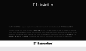 111.minute-timer.com thumbnail