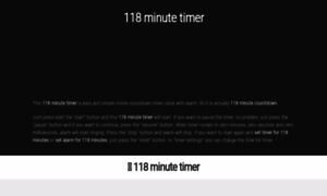 118.minute-timer.com thumbnail