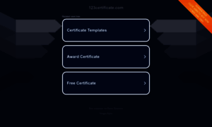 123certificate.com thumbnail