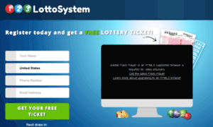 123lottosystem.com thumbnail