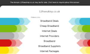 12freeukisp.co.uk thumbnail