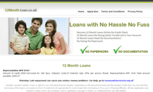 12month-loan.co.uk thumbnail