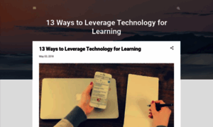 13waystoleveragetechnologyforlearning.blogspot.in thumbnail