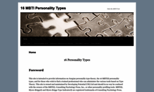 16-personality-types.com thumbnail