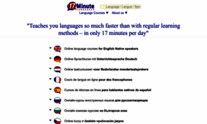 17-minute-languages.com thumbnail