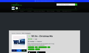 181fmchristmasmix.radio.de thumbnail