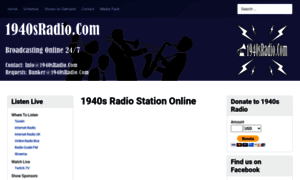 1940sradio.com thumbnail