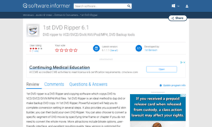 1st-dvd-ripper.software.informer.com thumbnail
