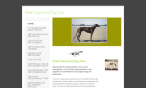 1st-greyhound-dog-care.com thumbnail