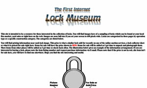 1st-net-lock-museum.com thumbnail