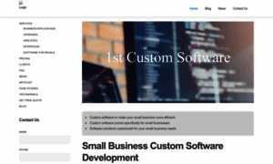 1stcustomsoftware.com thumbnail