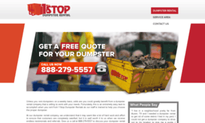 1stopdumpsterrental.net thumbnail