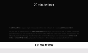 20.minute-timer.com thumbnail