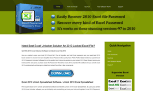 2010excelunlocker.excel2010passwordrecovery.com thumbnail