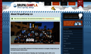 2013.drupalcampla.com thumbnail