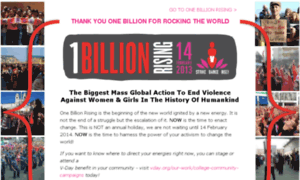 2013.onebillionrising.org thumbnail