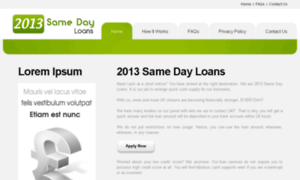 2013samedayloans.co.uk thumbnail