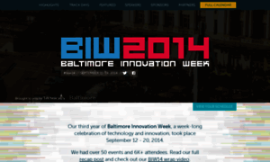 2014.baltimoreinnovationweek.com thumbnail