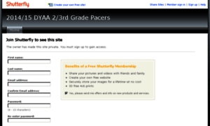 201415dyaa23rdgradepacers.shutterfly.com thumbnail