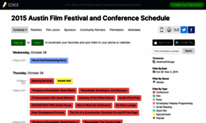 2015austinfilmfestivalandconfere.sched.org thumbnail