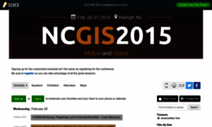 2015ncgisconference.sched.org thumbnail
