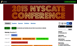 2015nyscateconference.sched.org thumbnail