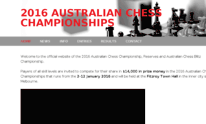 2016.chesschampionship.org.au thumbnail