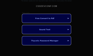 2016.cssdevconf.com thumbnail