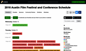 2016austinfilmfestivalandconfere.sched.org thumbnail