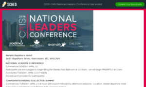 2016caisnationalleadersconferen.sched.org thumbnail