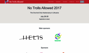 2017.notrollsallowed.com thumbnail